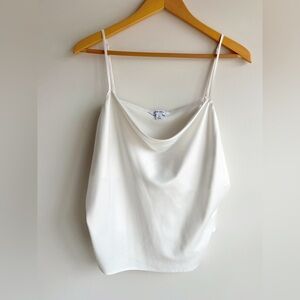 Nine West Cowl Neck Top White